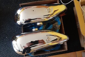 Motocyklová nádrž po renovaci