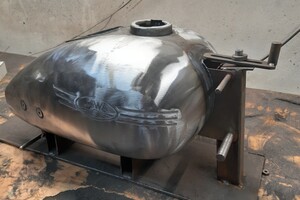 Pasování nových držáků na Jawa 500 OHC