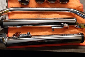 Přední kluzáky a řidítka po chromu