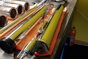 Přední kluzáky po chromu