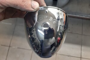 svítilna na moped S 11 po renovaci